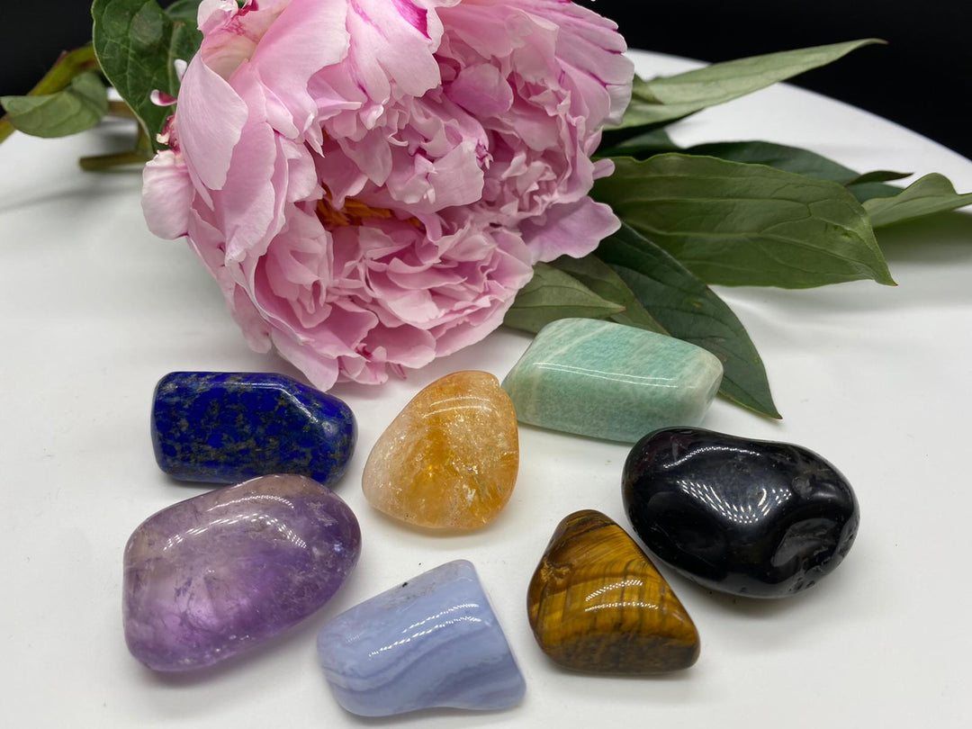 Seven chakra stones