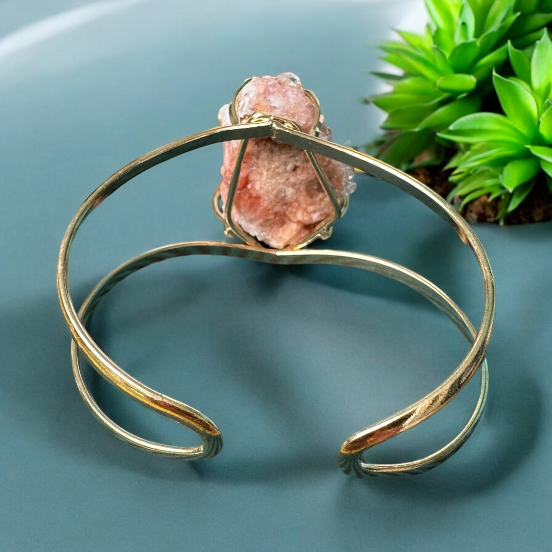 Amazonian Gem Collection Pink Amethyst Bangle