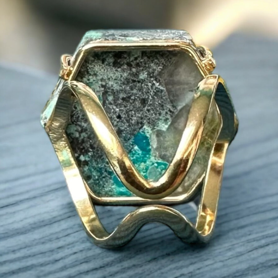 Amazonian Gem Collection Chrysocolla Ring