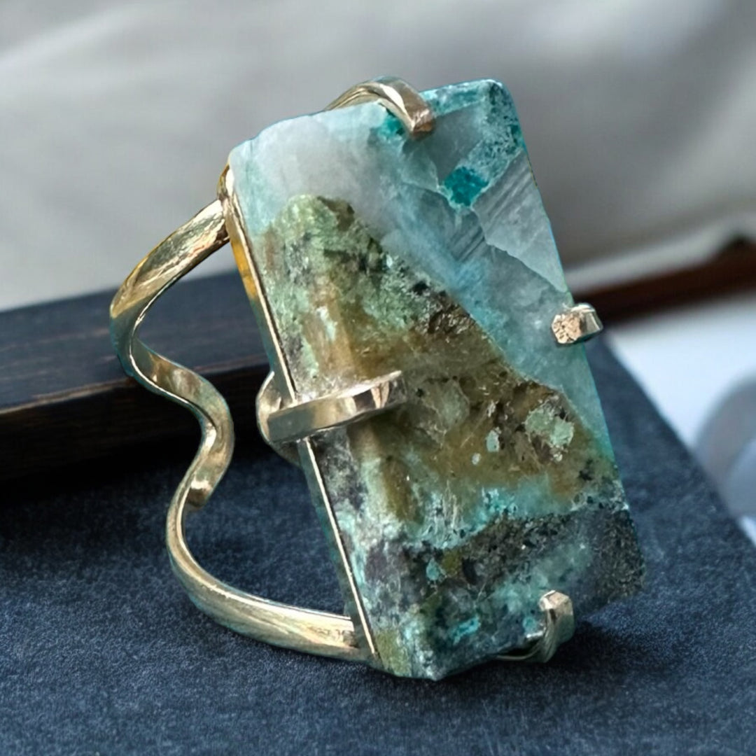 Amazonian Gem Collection Chrysocolla Ring