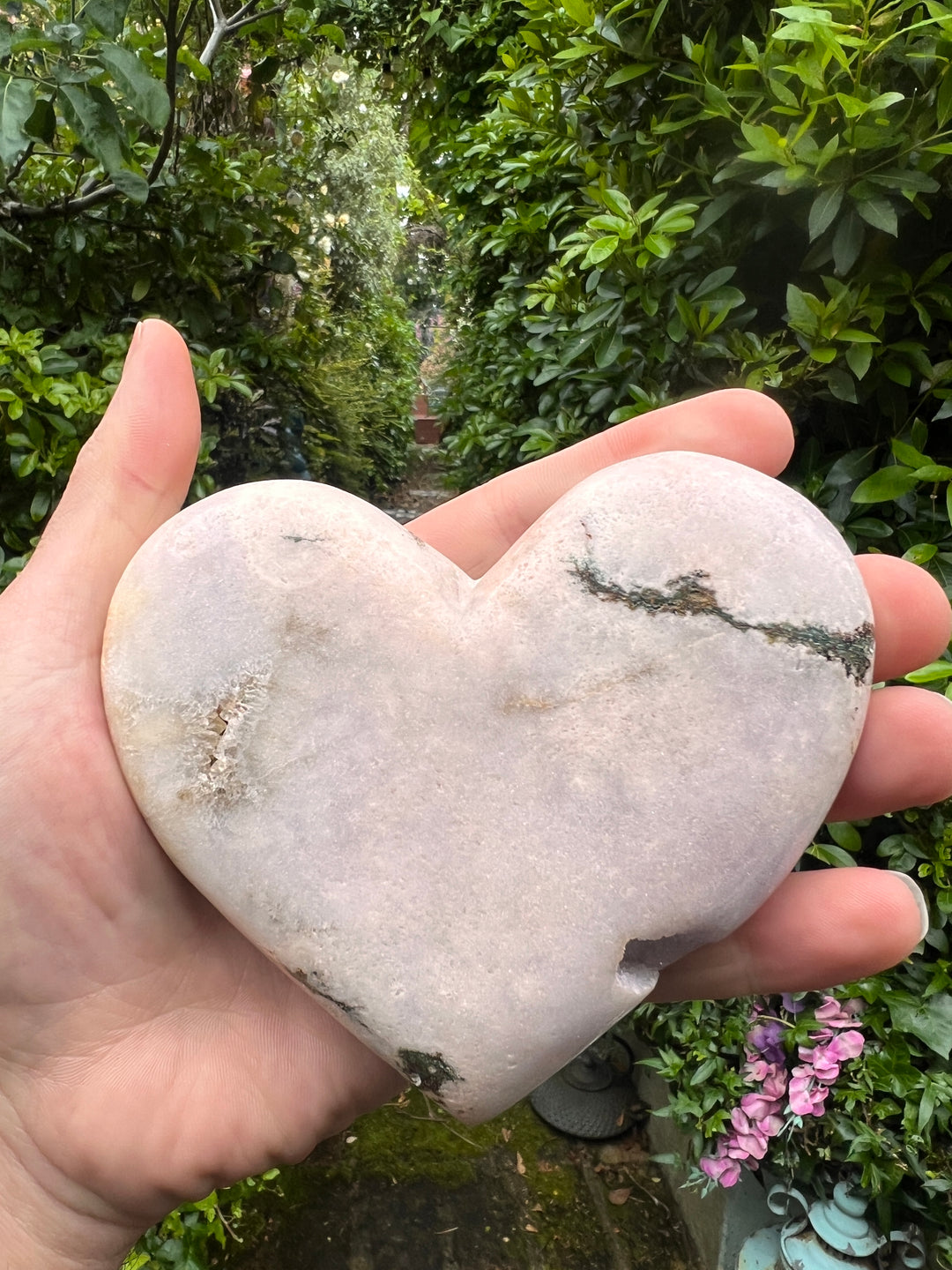 Heart Shape Pink Amethyst