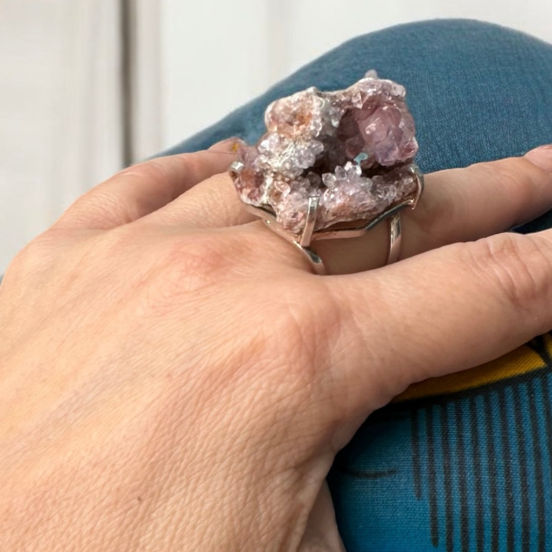 Amazonian Gem Collection Pink Amethyst Ring