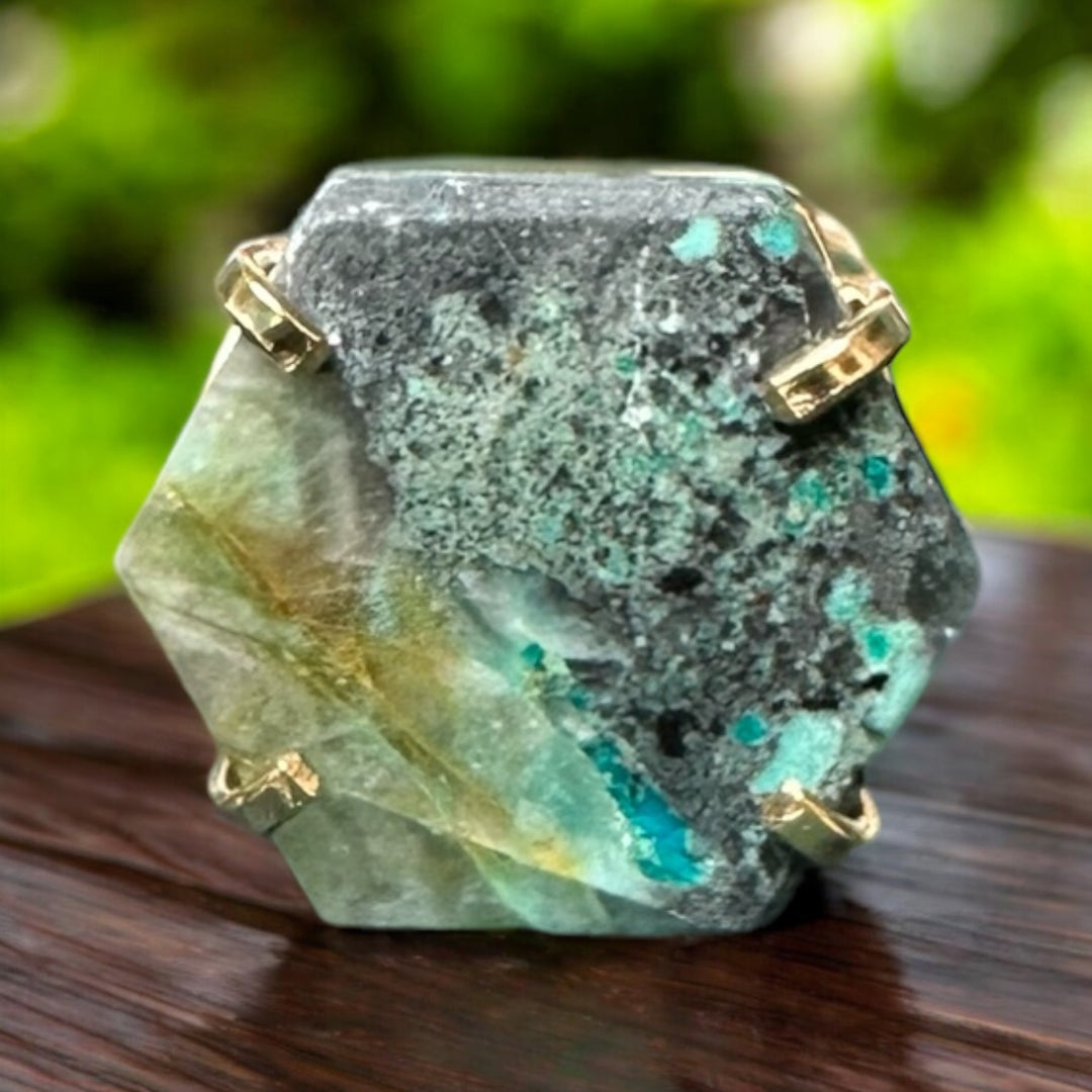 Amazonian Gem Collection Chrysocolla Ring