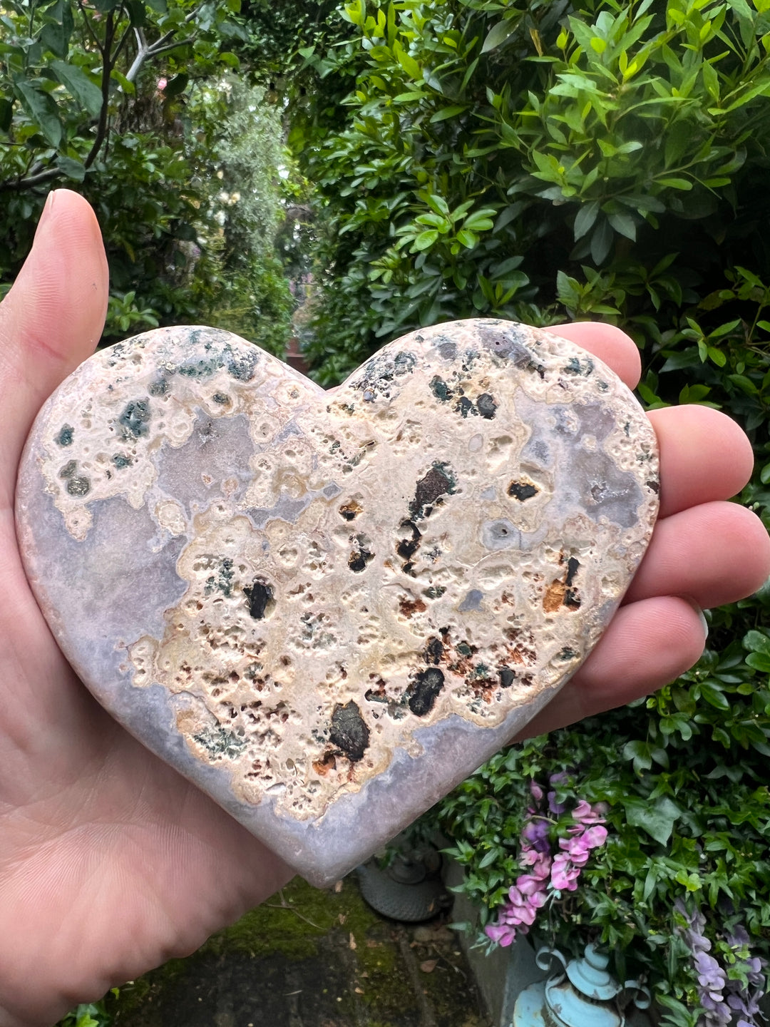 Heart Shape Pink Amethyst