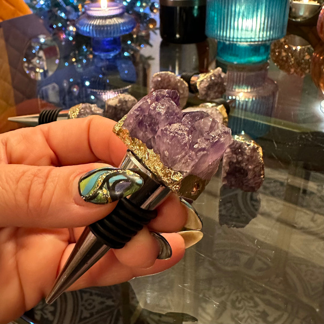 Amethyst Wine Stoppers