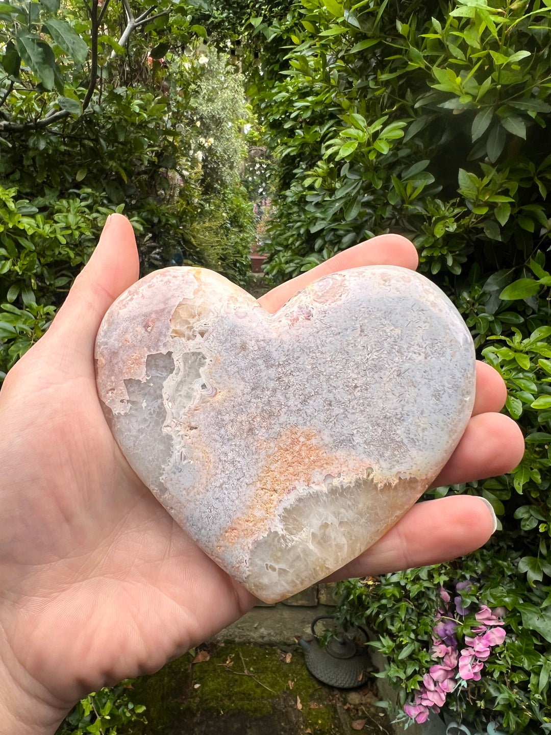 Heart Shape Pink Amethyst