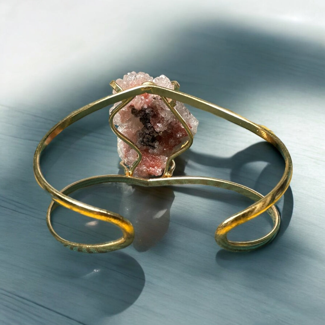 Amazonian Gem Collection Pink Amethyst Bangle