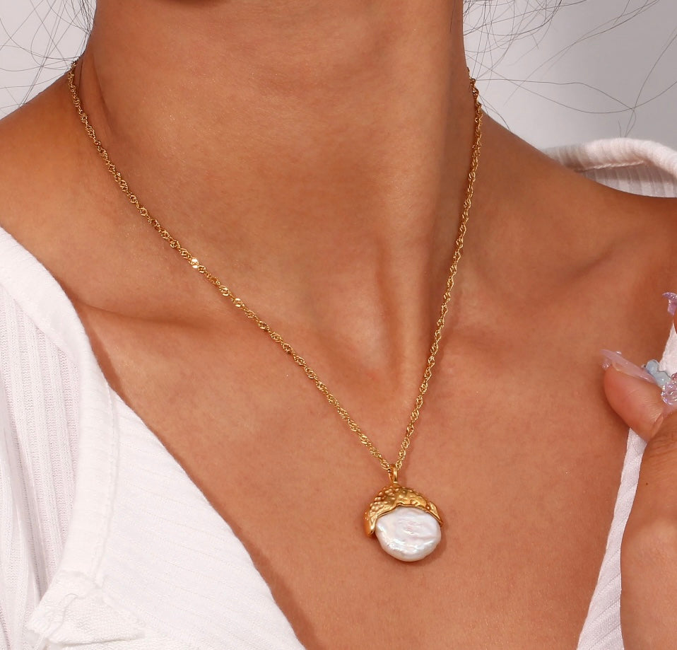 Lunar Pearl Radiance Necklace