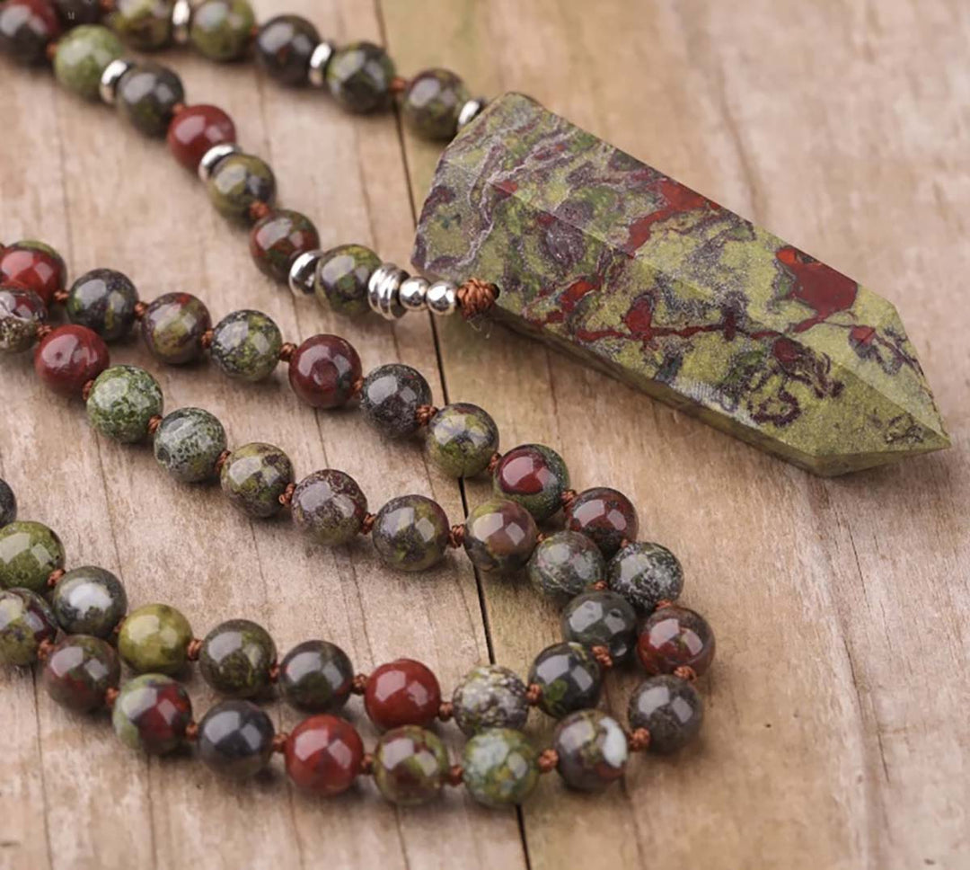 Dragon’s Blood Mala Necklace