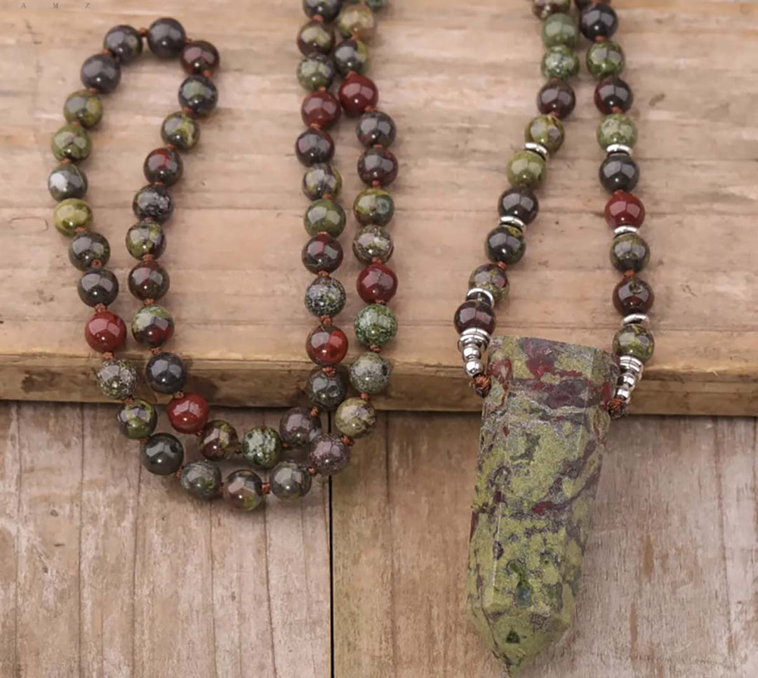 Dragon’s Blood Mala Necklace