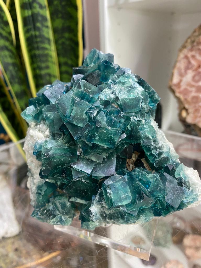 Rare fluorite specimen