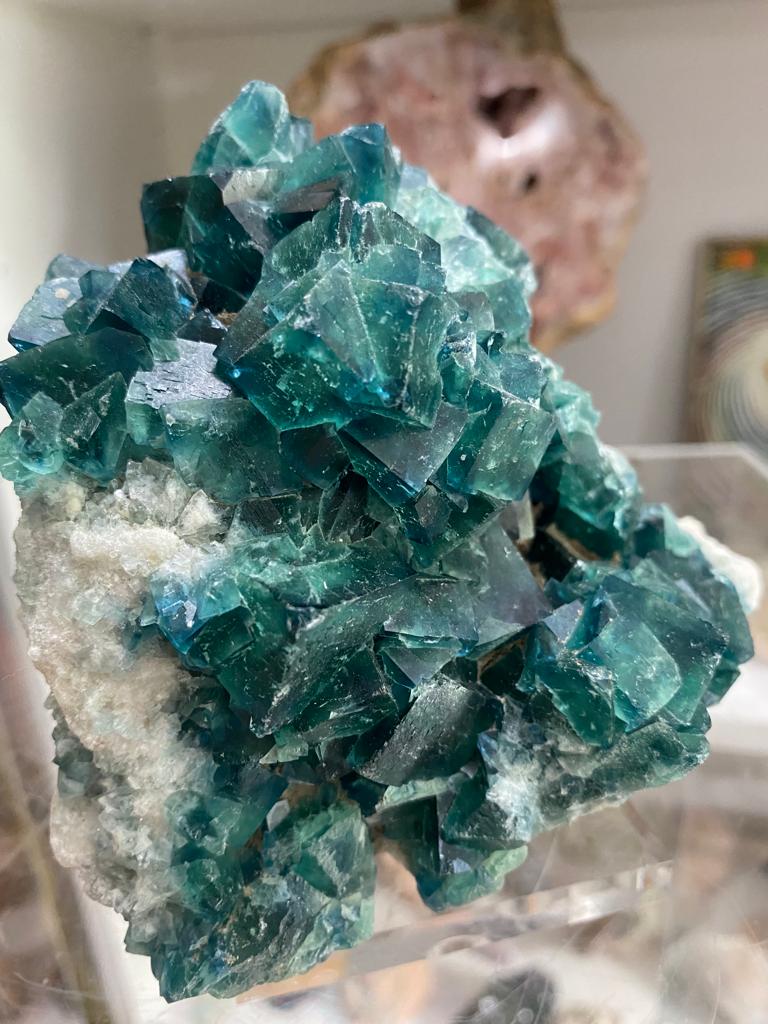 Rare fluorite specimen