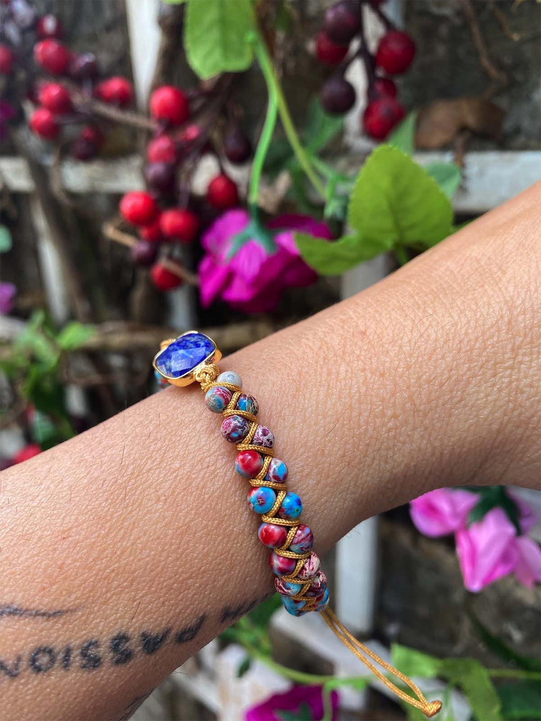 Lolita woven Lapis Lazuli Bracelet