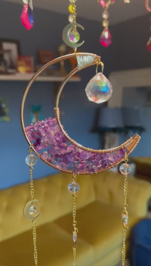 Amethyst Moon Sun Catchers