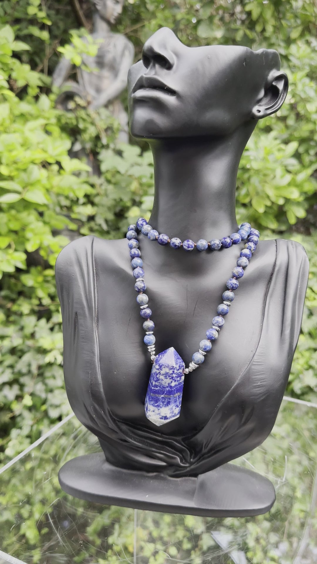 Lapis Lazuli Mala Necklace 