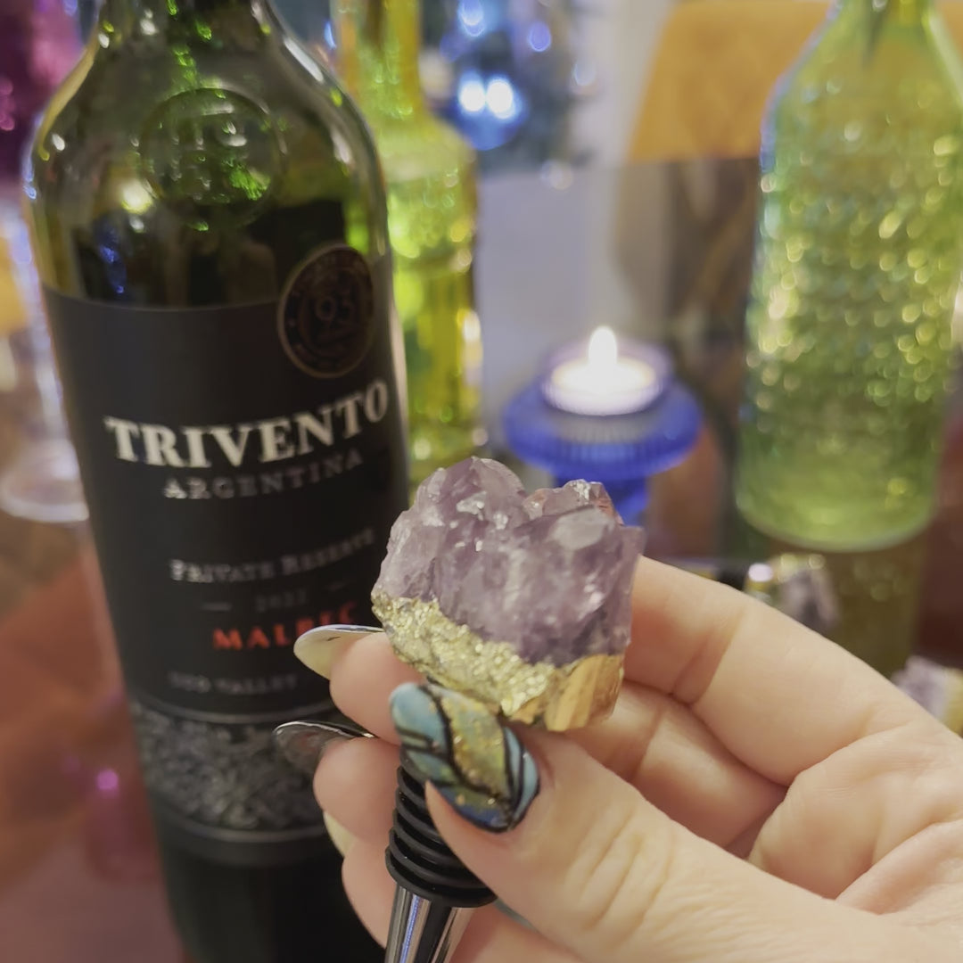 Amethyst Wine Stoppers