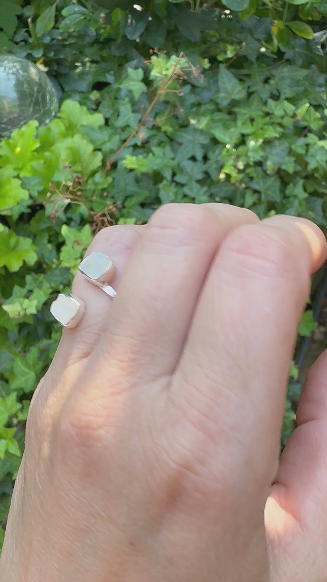 Infinity Rainbow Moonstone 925 Sterling  Silver Wrap Ring