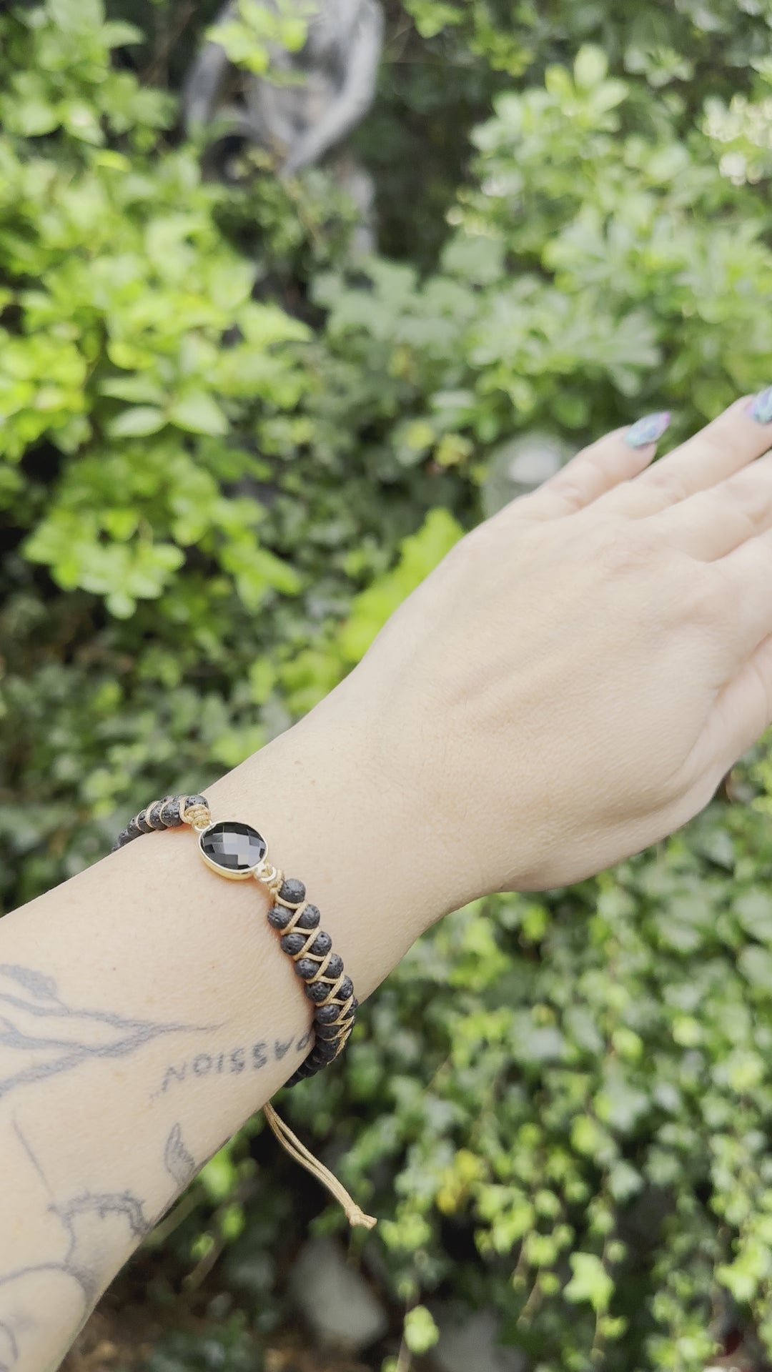 Lolita woven BlackTourmaline  Bracelet