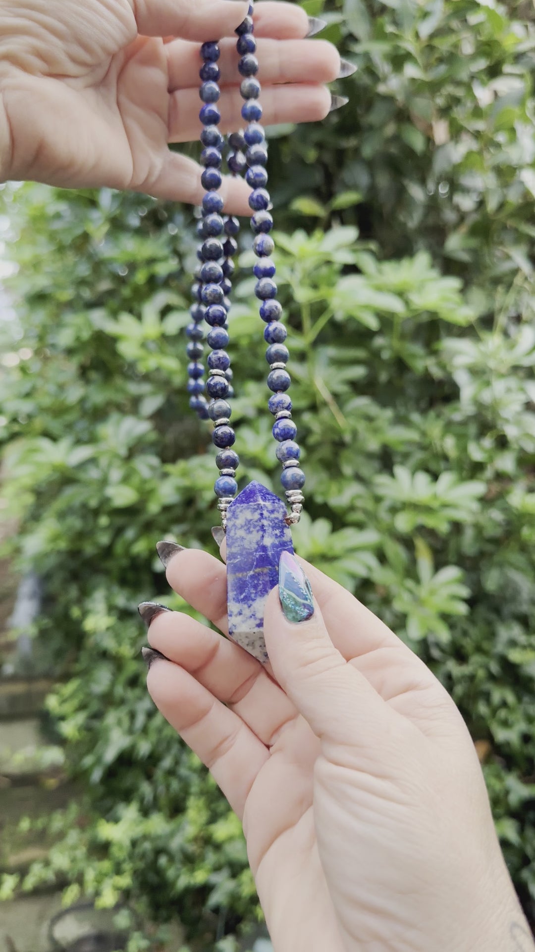 Lapis Lazuli Mala Necklace 